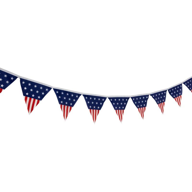 9.75' Americana Pennant USA Flag Hanging Wall Banner