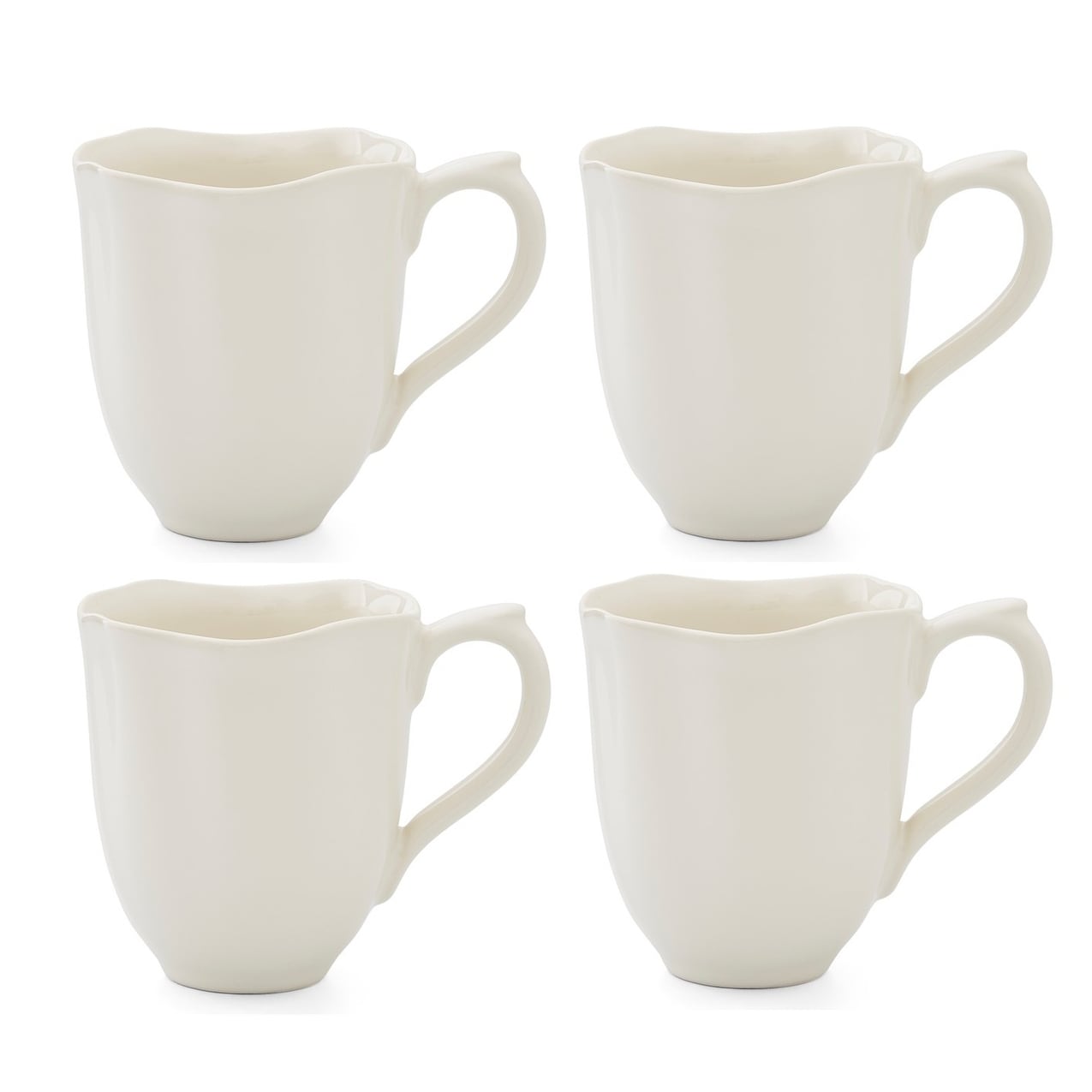 Portmeirion Set of 4 Sophie Conran Floret 14 Ounce Coffee Mugs