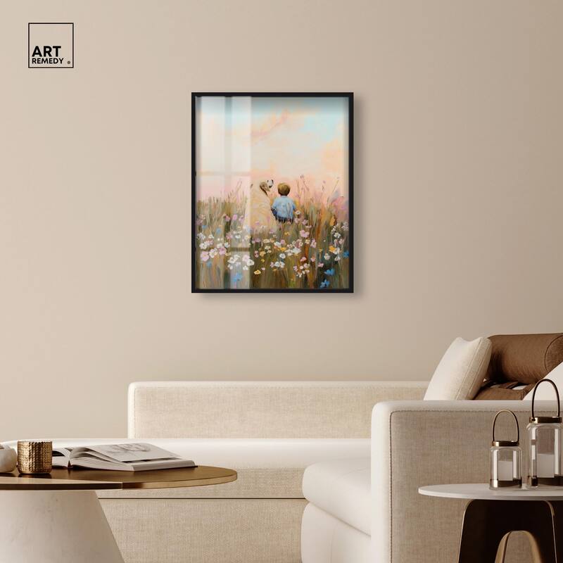 Sunset Companions Shadowbox by Art Remedy