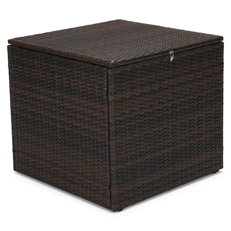 6-Piece Wicker Outdoor Patio Conversation Set