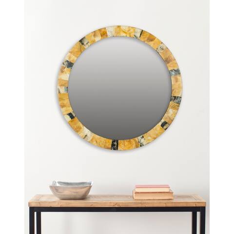 SAFAVIEH Lydia Artisan Multi 29-inch Decorative Mirror - 29" x 29" x 0.8"