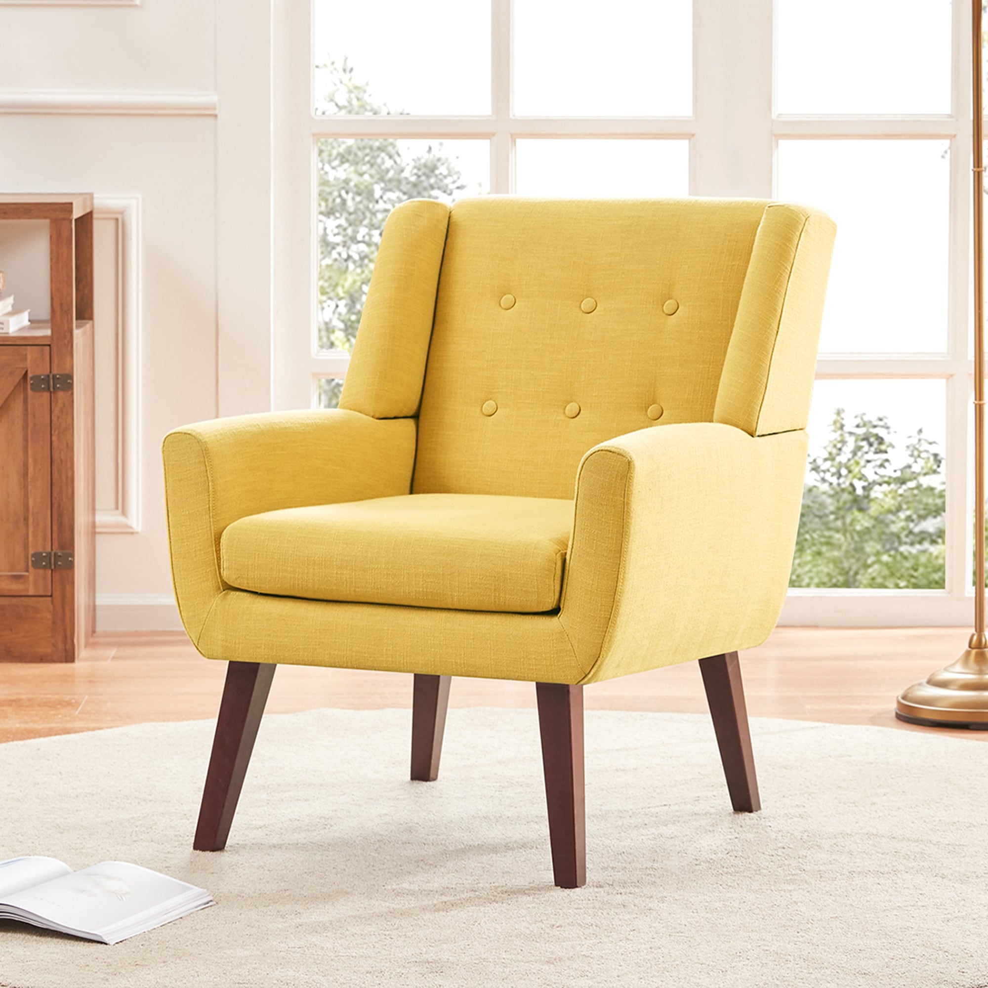 Modern yellow sale armchair