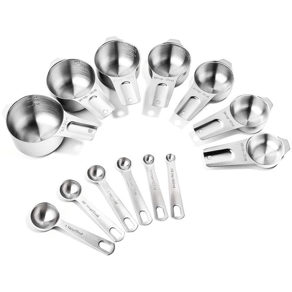 Stainless Steel Measuring Cups And Spoons Set of 13