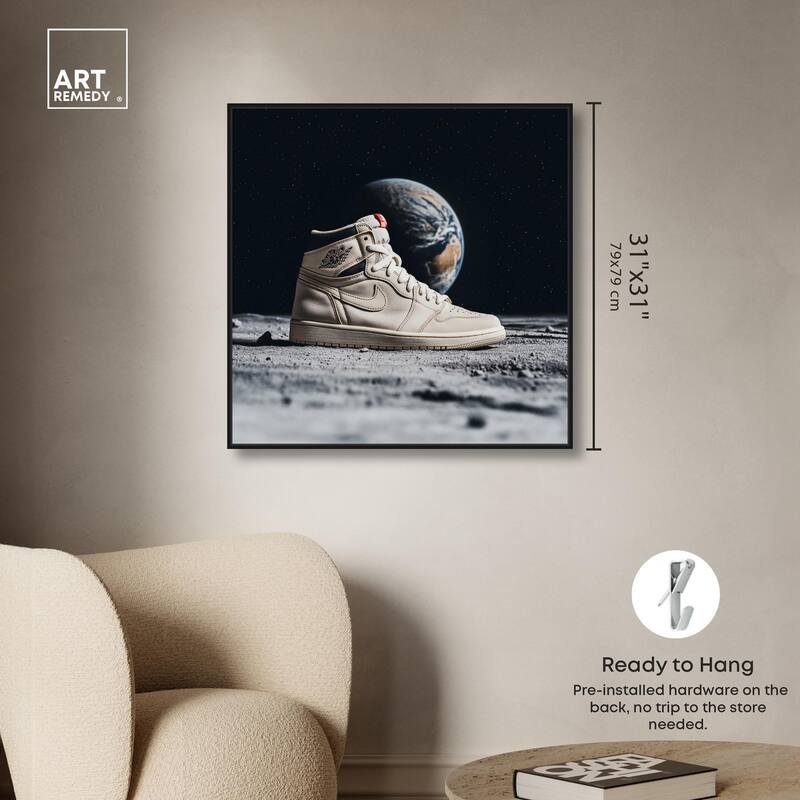 Zero-G Jordans Canvas by Art Remedy