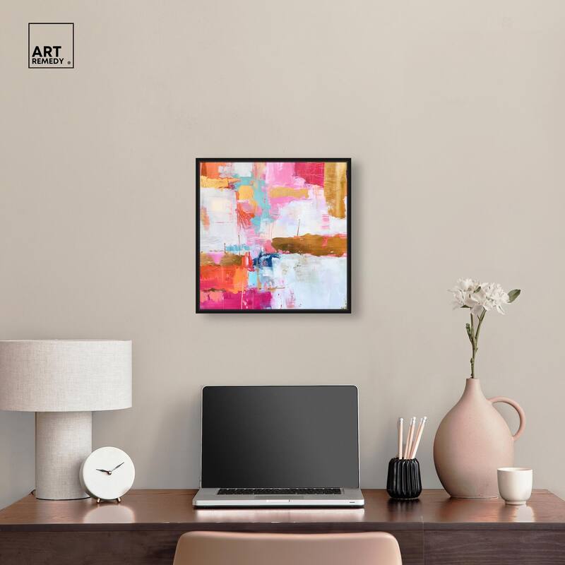 Exuberant Hues II Canvas by Art Remedy