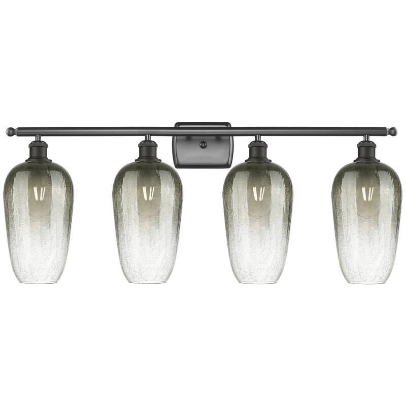 Innovations Lighting Endless Possibilities Ballston - Brookhaven Flute - 4 Light 37" Bath Vanity Light