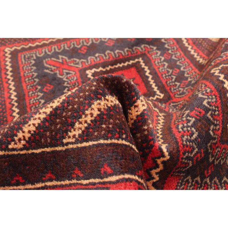 ECARPETGALLERY Hand-knotted Teimani Dark Navy Wool Rug - 2'9 x 4'7