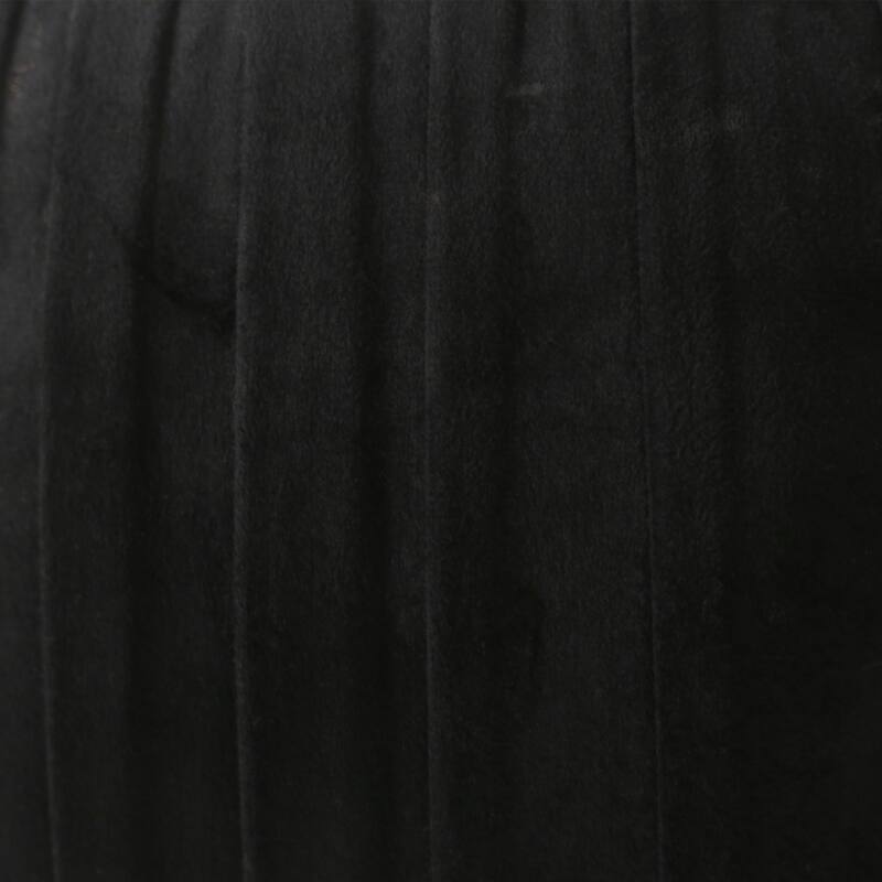 Backless Storage Stool with Velvet Upholstery - Accent for Living Room Home Decor