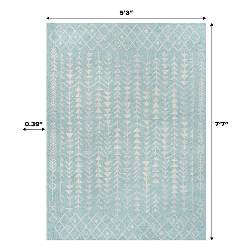JONATHAN Y Asilah Moroccan Geometric Area Rug