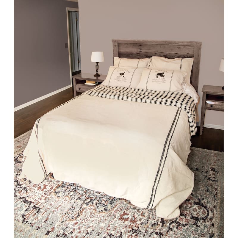 Farmhouse Stripe Duvet Cover Queen