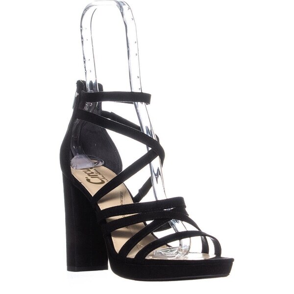 sam edelman black strappy sandals