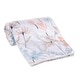preview thumbnail 3 of 5, Lambs & Ivy Baby Blooms Watercolor Floral/Butterfly Soft Fleece Baby Blanket