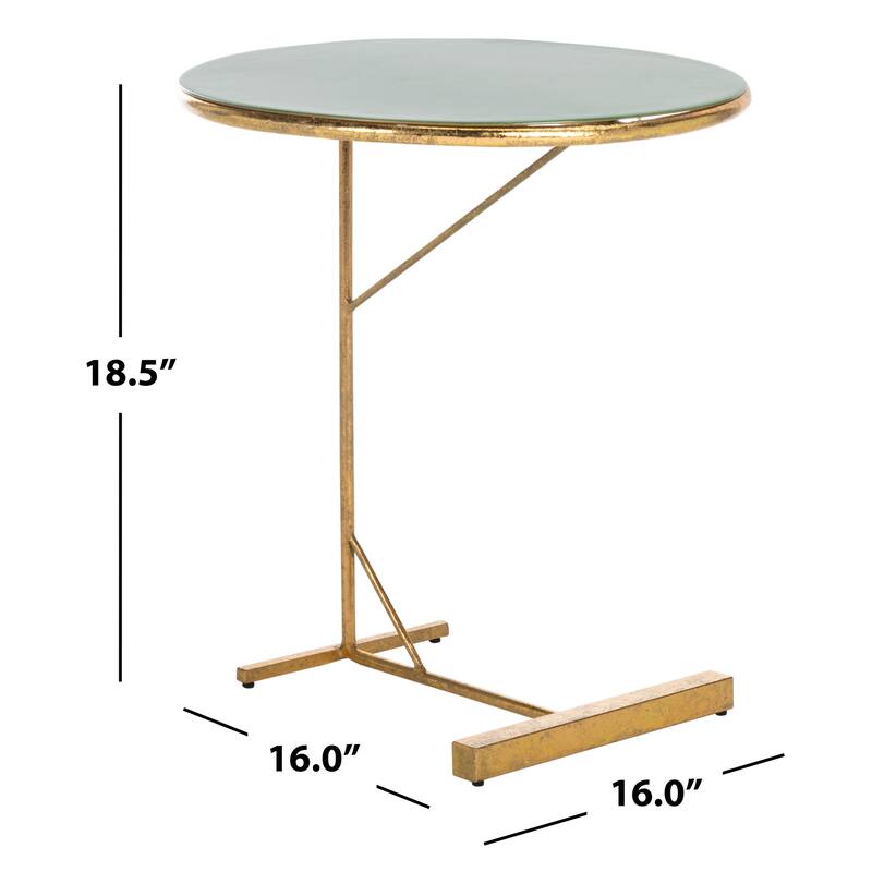 SAFAVIEH Engelke Round C-Table - 16Wx16Dx19H