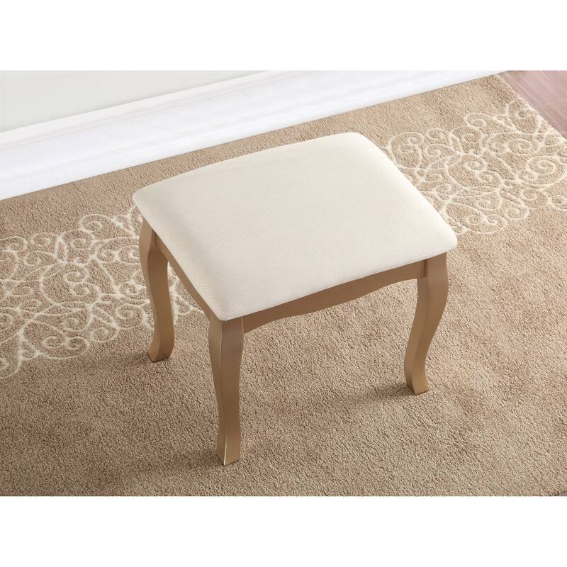 Ashley Wood Make-Up Vanity Table and Stool Set