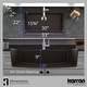 preview thumbnail 35 of 52, Karran Top Mount 33 in. Large Single Bowl Quartz Workstation Kitchen Sink