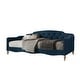 preview thumbnail 17 of 22, CraftPorch Modern Linen Nailhead Button Tufted Twin Daybed