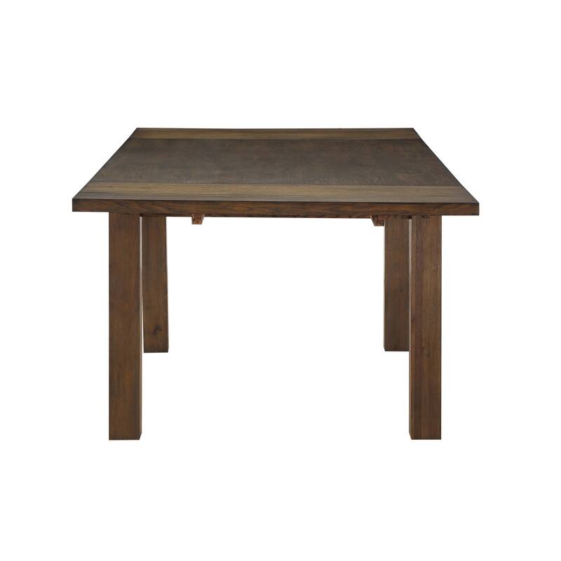 Sabrina Dark Oak Dining Table with Extension Leaf