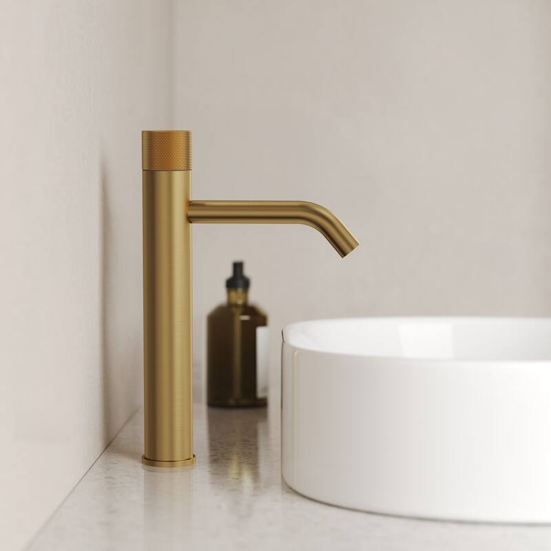 Modern Single Hole Bathroom Faucet,Deck Mount Sink Faucet