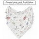 preview thumbnail 5 of 4, Sweet Jojo Designs Farm Animals Boy Girl Unisex/Gender Neutral 100% Cotton Muslin Baby Swaddle Receiving Blanket -Farmhouse Barn