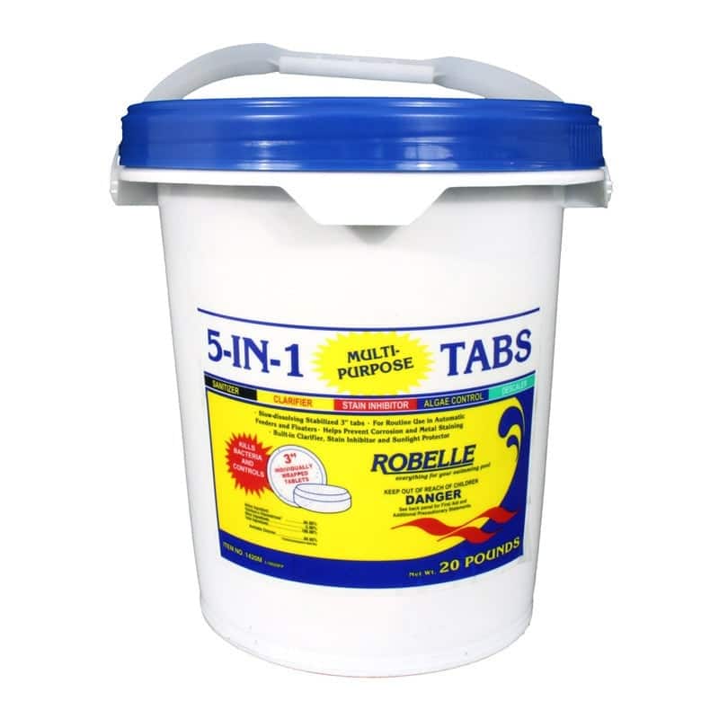 Robelle 5 in 1 Multi Purpose Tabs - 20 lb