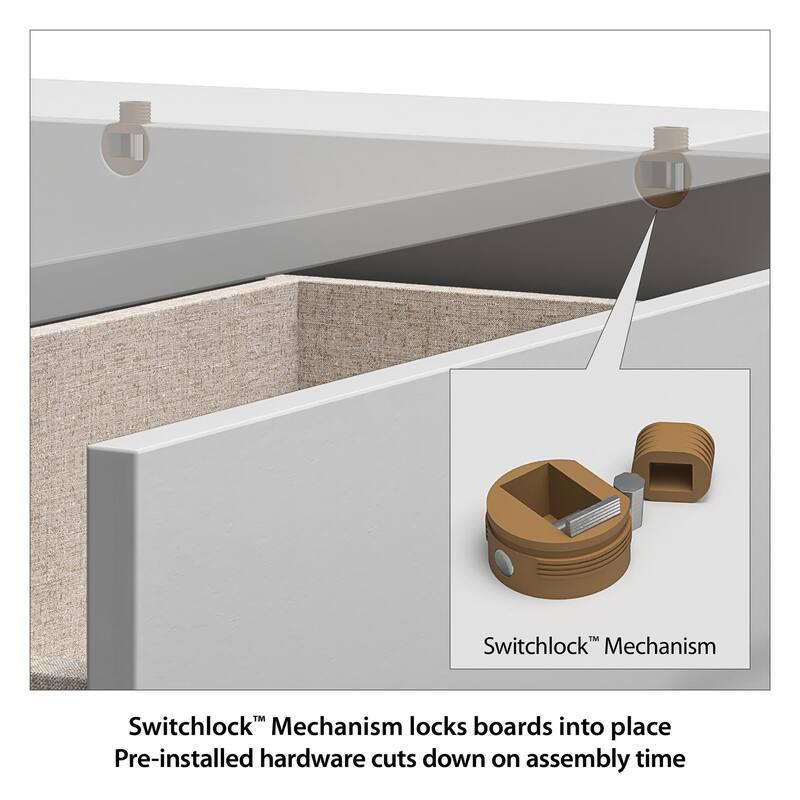 Ameriwood Home BrEZ Build Pearce Nightstand with Drawer