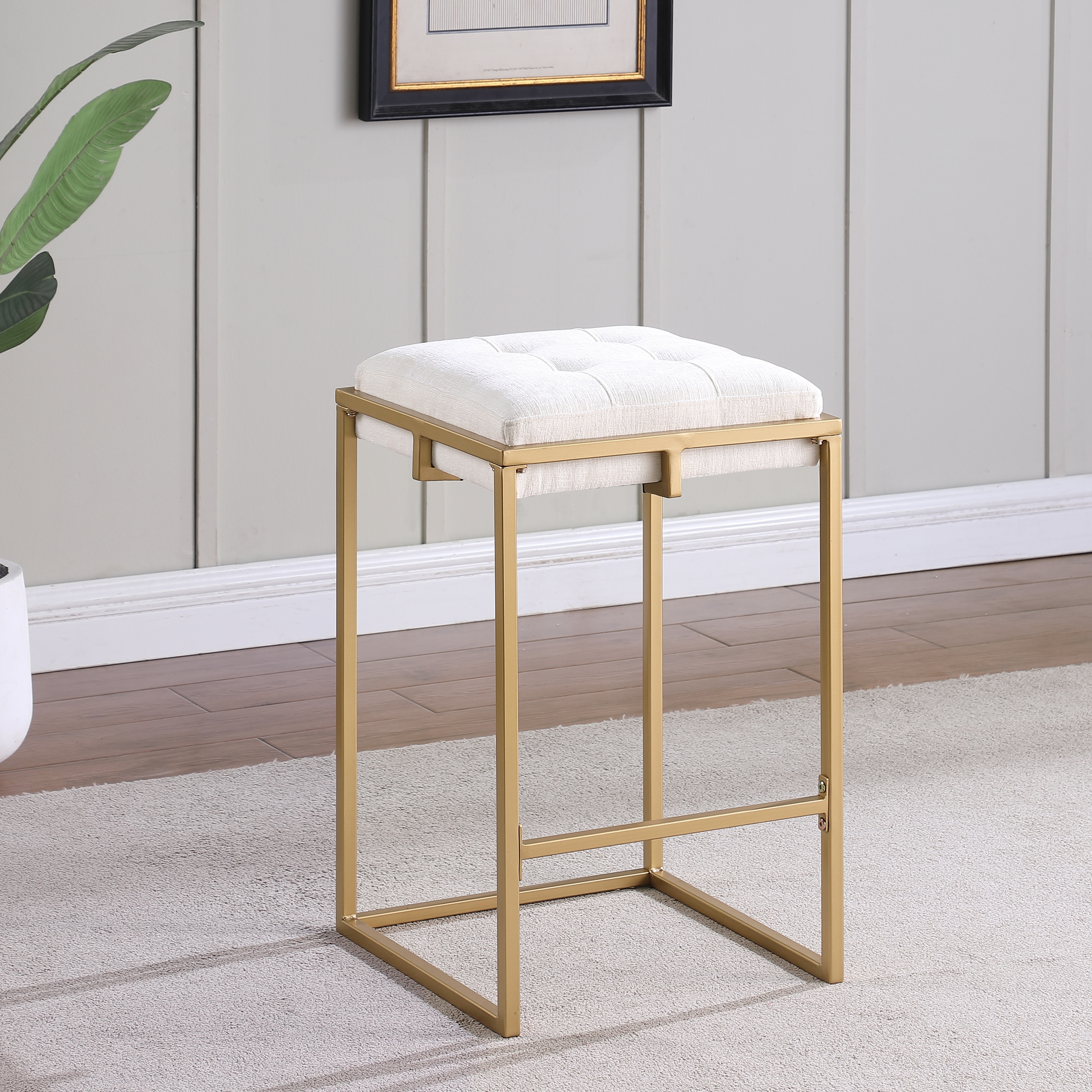 Bar Stool Set of 2 Bar Chairs with Footstool Bed Bath Beyond 39835748