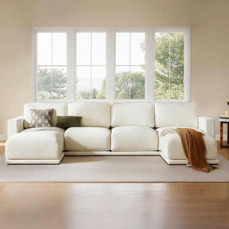 Cathy Oversized Modular Sectional Sofa Cloud Couch for living room