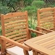 preview thumbnail 24 of 39, MAISON ARTS Outdoor 7/9-Piece Solid Acacia Wood Dining Set, Expandable Dining Table and 6/8 Wood Dining Chairs