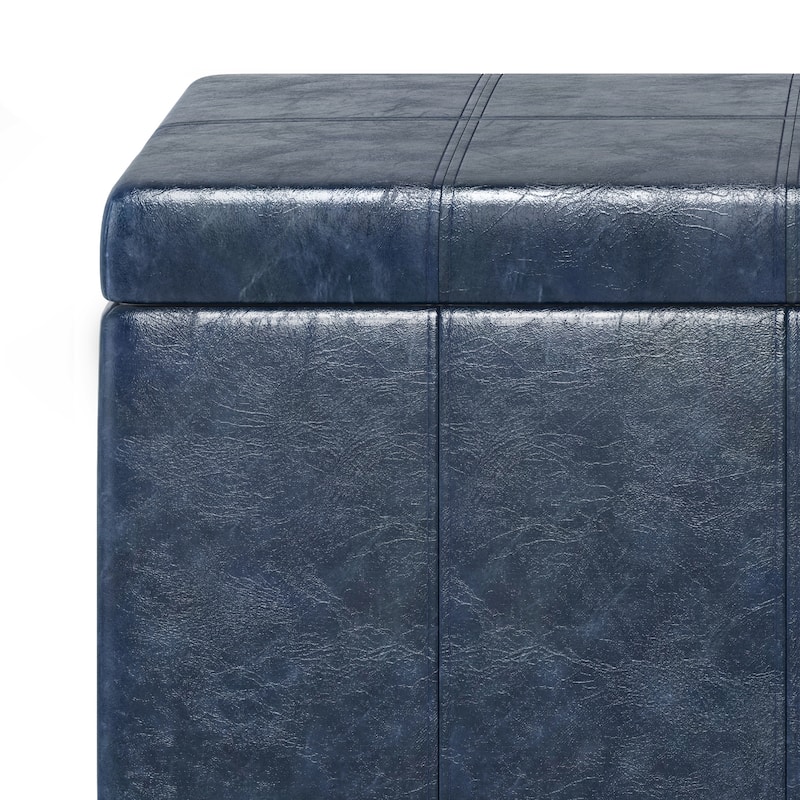 WYNDENHALL Lancaster 36 inch Wide Contemporary Rectangle Storage Ottoman