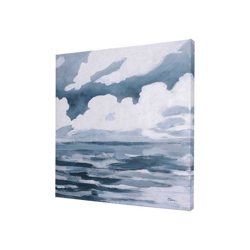 Clouds and sea II (30 x 30 ) Canvas Art Print