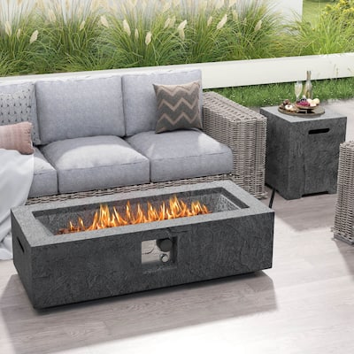 Propane Fire Pit Table Set Gas Fire Pits
