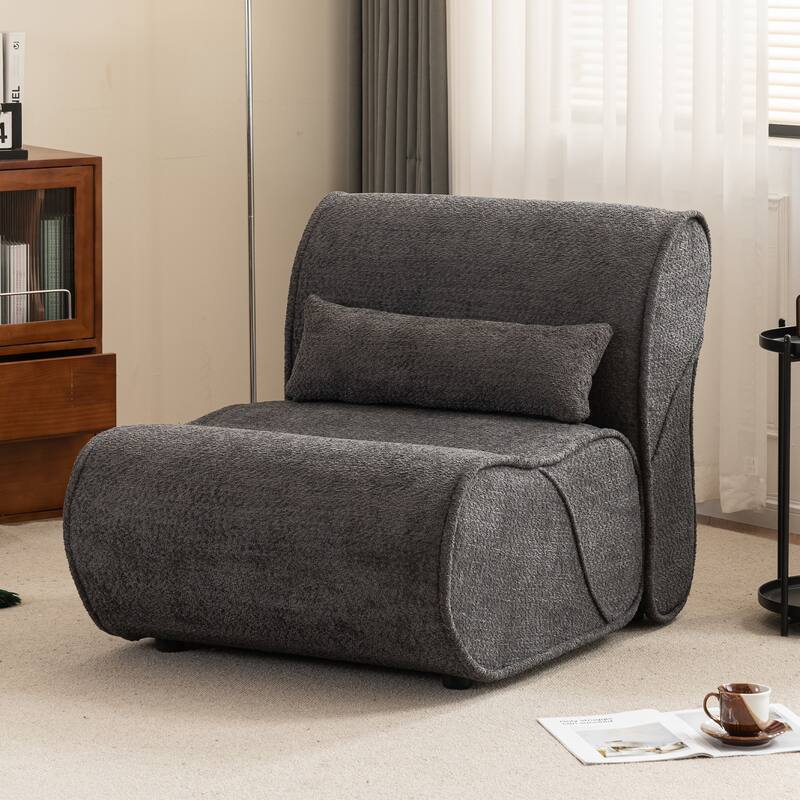 Velvet Recliner - Comfortable Lounge Chair