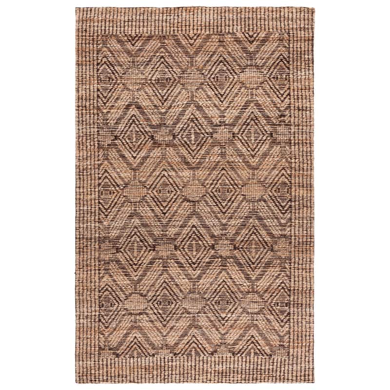 SAFAVIEH Flatweave Natural Katya Fiber Farmhouse Hemp Rug