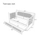 preview thumbnail 19 of 40, Wooden Rattan Daybed with 2 Drawers or Trundle