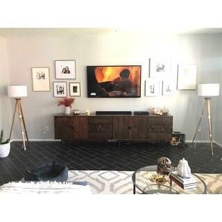 Strick & Bolton Tobacco 55-inch Tessuto Buffet