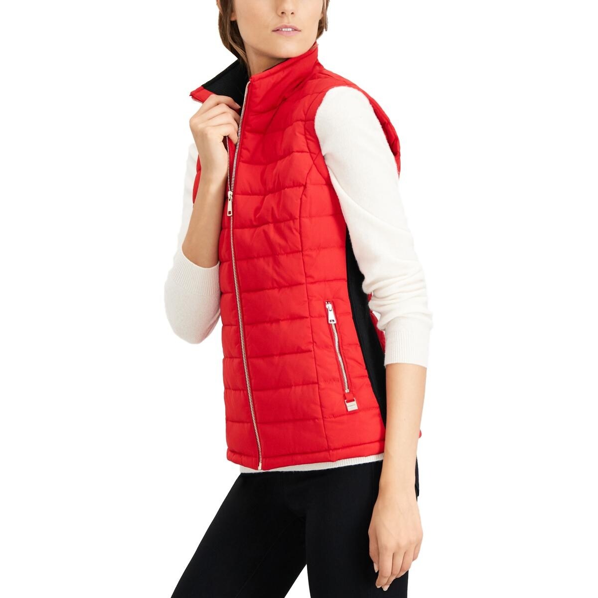 calvin klein red vest