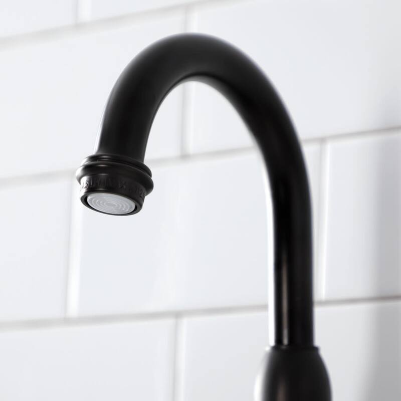 Kingston Brass KS799.AX English Country 1.2 GPM Bridge Bathroom Faucet