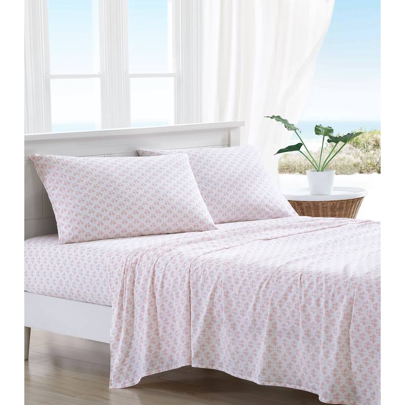 Tommy Bahama Printed Washed Cotton Sheet Set