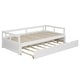 preview thumbnail 5 of 20, Merax Twin/King Expandable Sleeper Daybed with trundle