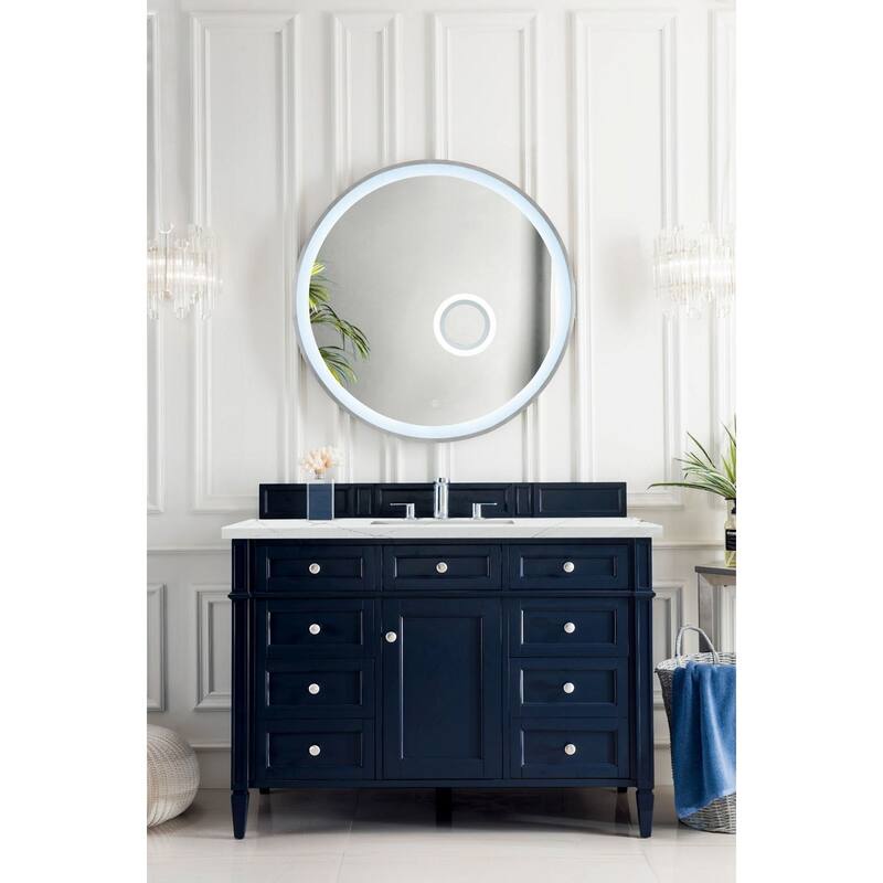 James Martin Vanities 655-V48-3ENC Brittany 48" Single Basin Poplar