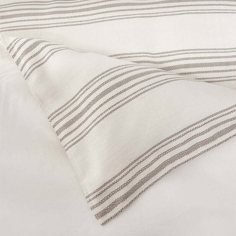 HiEnd Accents Prescott Striped Duvet Cover Set, 3PC