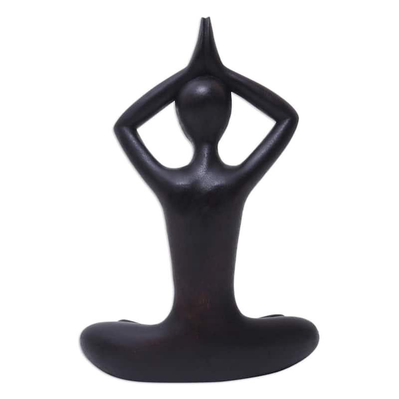 Novica Handmade The Serenity Wood Sculpture