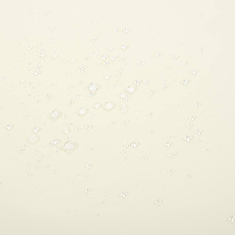 Acacia Wood Daybed with Rattan Arms Slat Paneling and Water Resistant Cushions