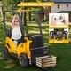 preview thumbnail 12 of 19, Ride on Forklift Car with Tent Remote Control