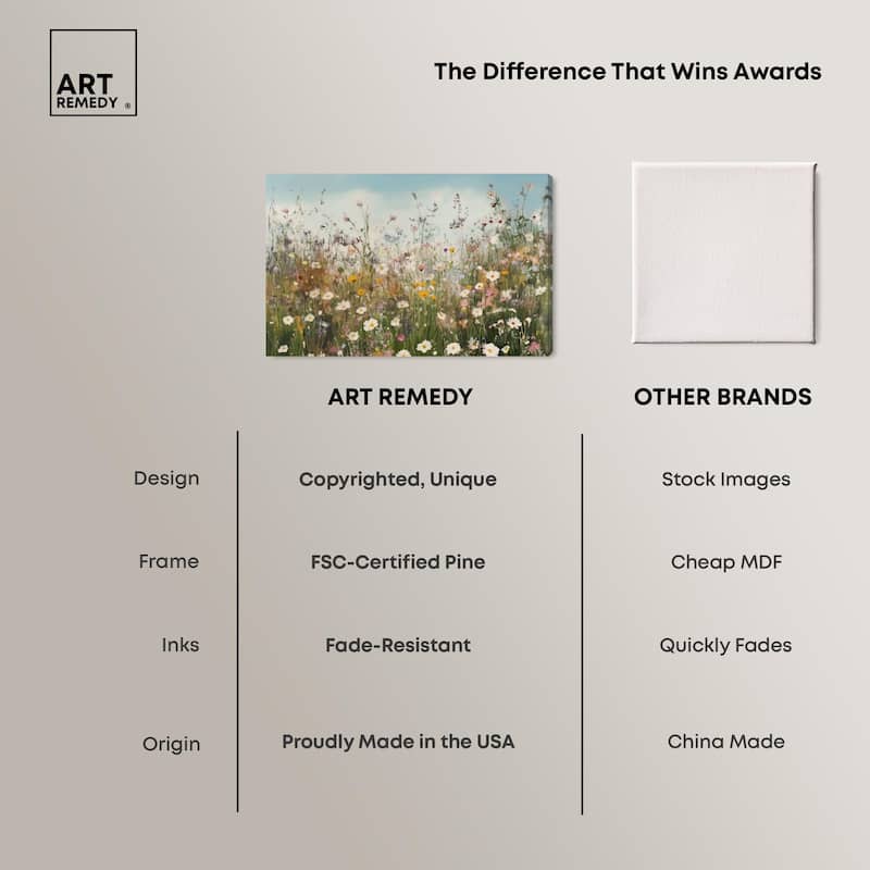 Glimmering Glade Garden III Canvas by Art Remedy, Gallery Wrapped