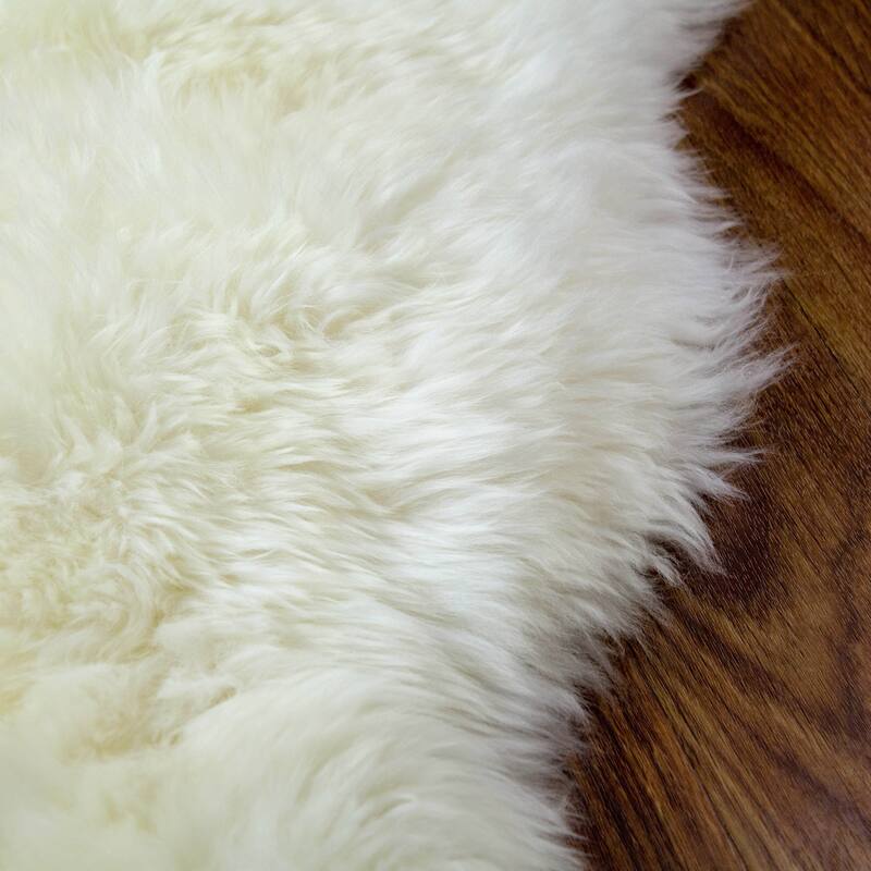 Silver Orchid Nansen Genuine Soft Australian Sheepskin Rug