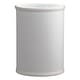preview thumbnail 2 of 6, CONTEMPO 13qt Oval Wastebasket with Liner White