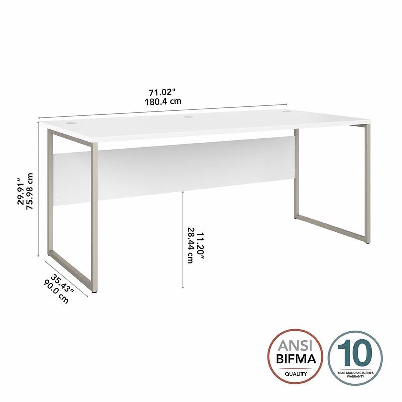 Hybrid 72W x 36D Computer Table Desk by Bush Business Furniture