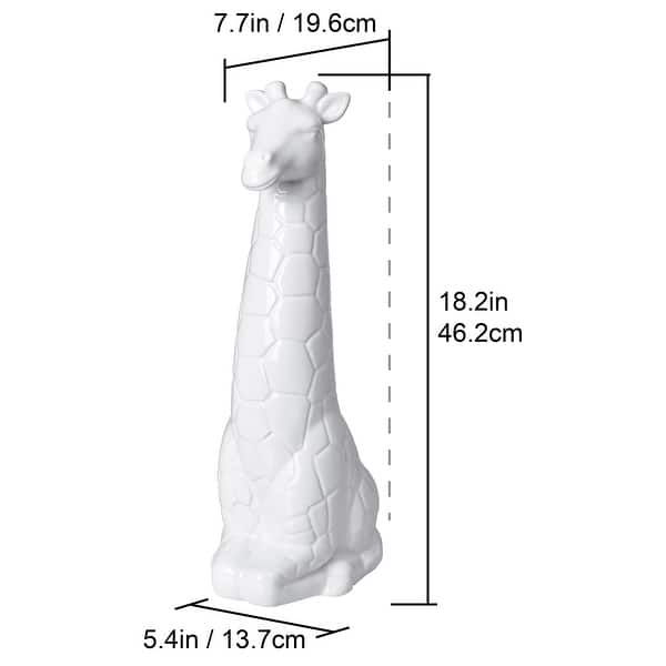 Giraffe Toilet Brush Holder and Brush Set - Bowl Brush