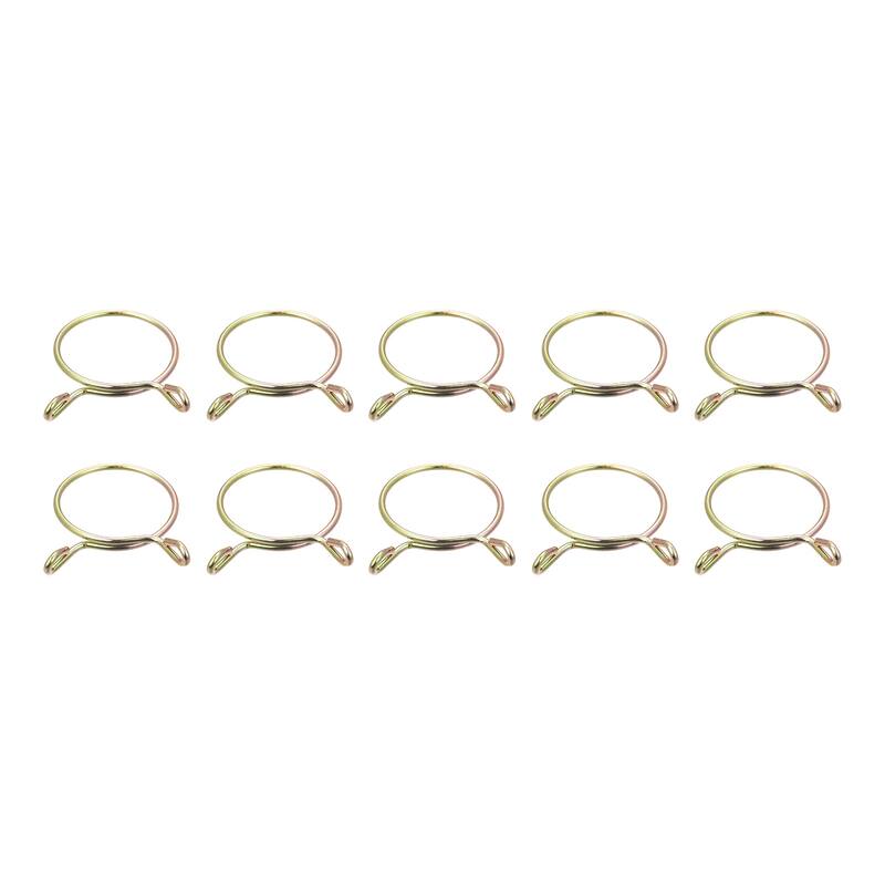 Fuel Line Hose Clips 65Mn Steel Pipe Air Tubing Spring Clamps for Motorcycle - 30mm